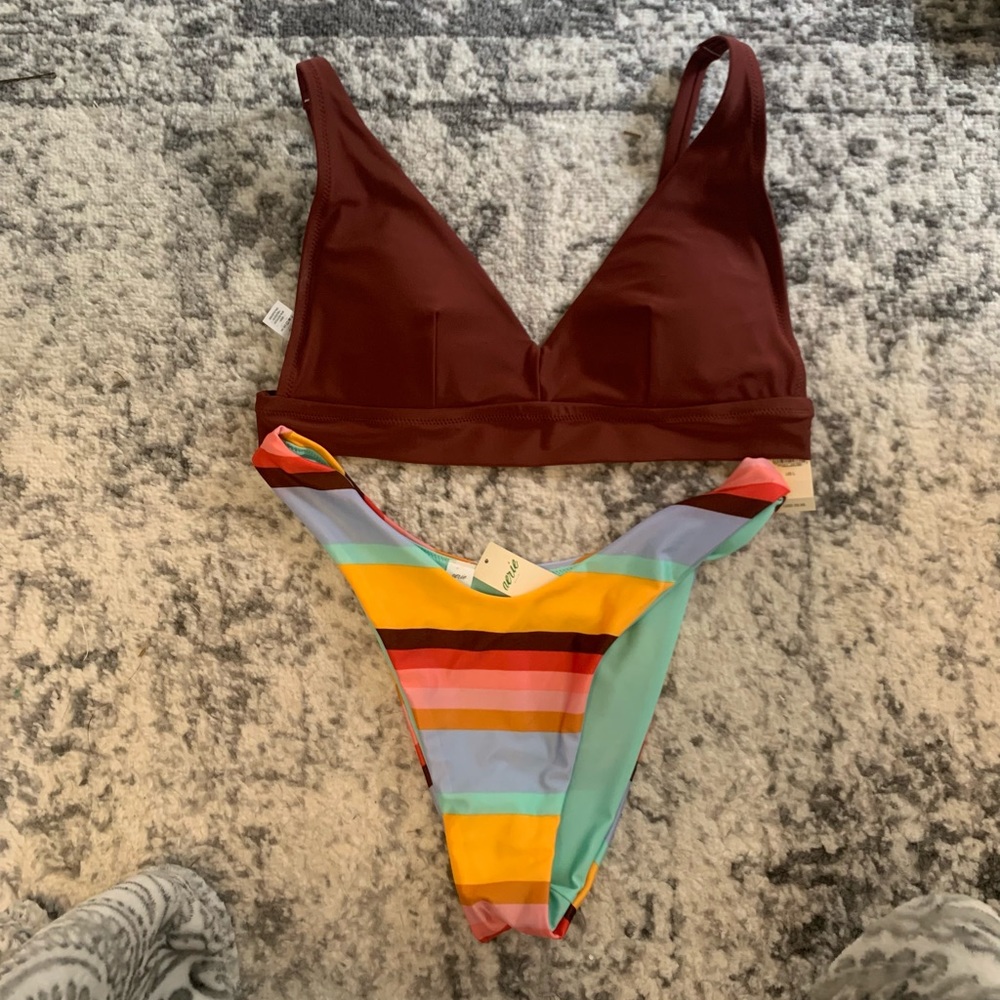 ✨NEW✨NWT AERIE CHEEKY SWIM SET SZ MED & LRG